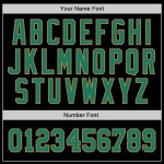 Custom Stitched Black Kelly Green-Old Gold Sports Pullover Sweatshirt Hoodie