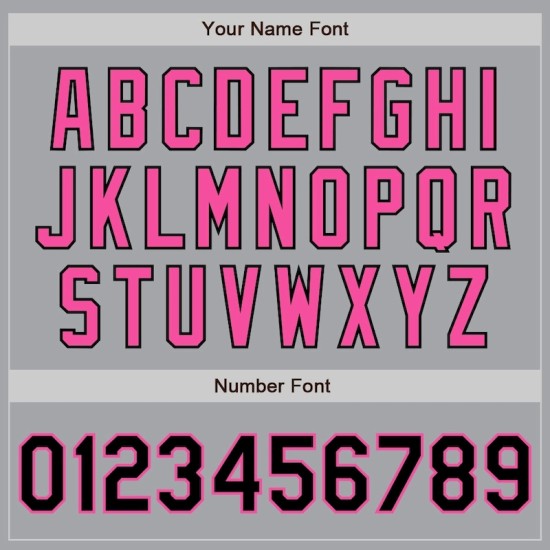 Custom Gray Black-Pink Authentic Two Tone Baseball Jersey