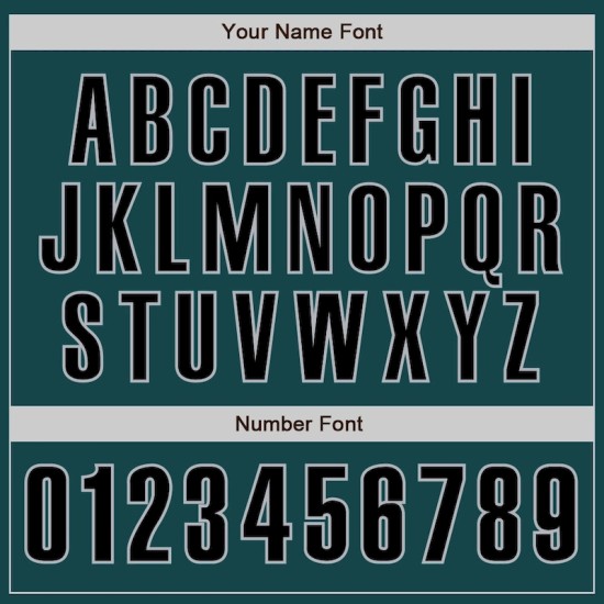 Custom Midnight Green Black-Gray Authentic Baseball Jersey