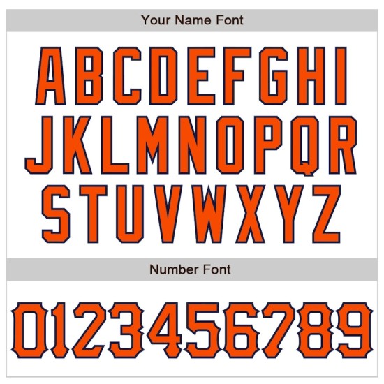 Custom White Orange-Navy 3D Pattern Design Abstract Splash Authentic Baseball Jersey